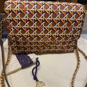 Tory Burch Robinson Mini Shoulder Bag - Printed